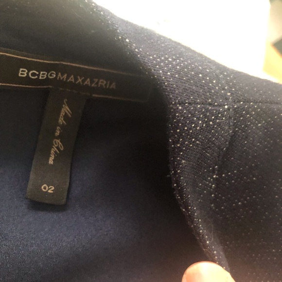 BCBGMaxAzaria Peplum Dress Size 2 - Picture 5 of 9